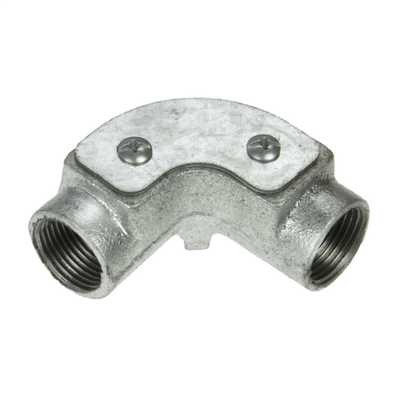 20mm Galvanised Inspection Elbows