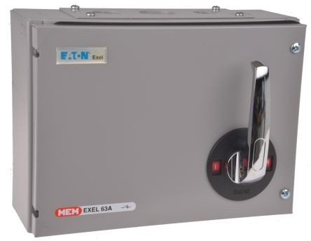Eaton 3 + N Pole Non Fused Isolator Switch, 63 A