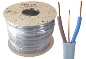Twin & Earth Cable 2.5mm 100M (6242Y)