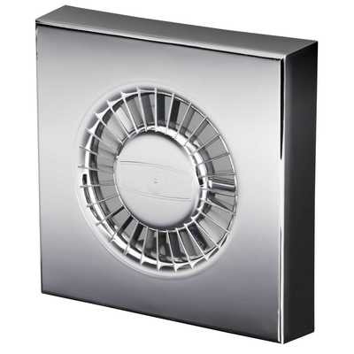 Domus Ventilation 100mm 4" Fan Front Cover Chrome