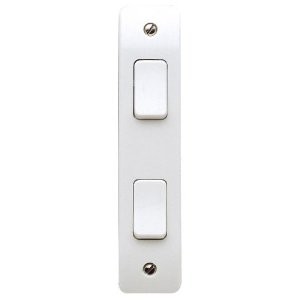 2 Gang Architrave Switch