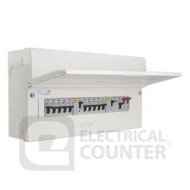 BG 16 way Consumer Unit with 100A switch, 1x 80A & 1x 63A 30mA RCD, 12x MCB
