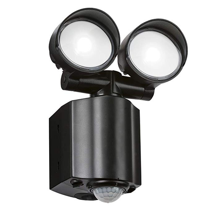 LED Twin Spot Security Light with PIR