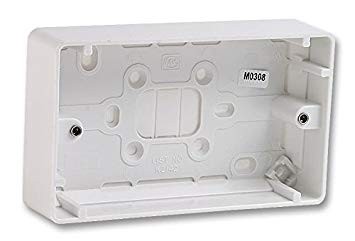 MK 2 Gang Moulded Surface Box 25mm