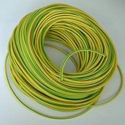 3mm Green & Yellow Sleeving (100 Metre Roll)