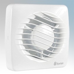 Xpelair 4 Inch Axial Single Speed Fan with Timer